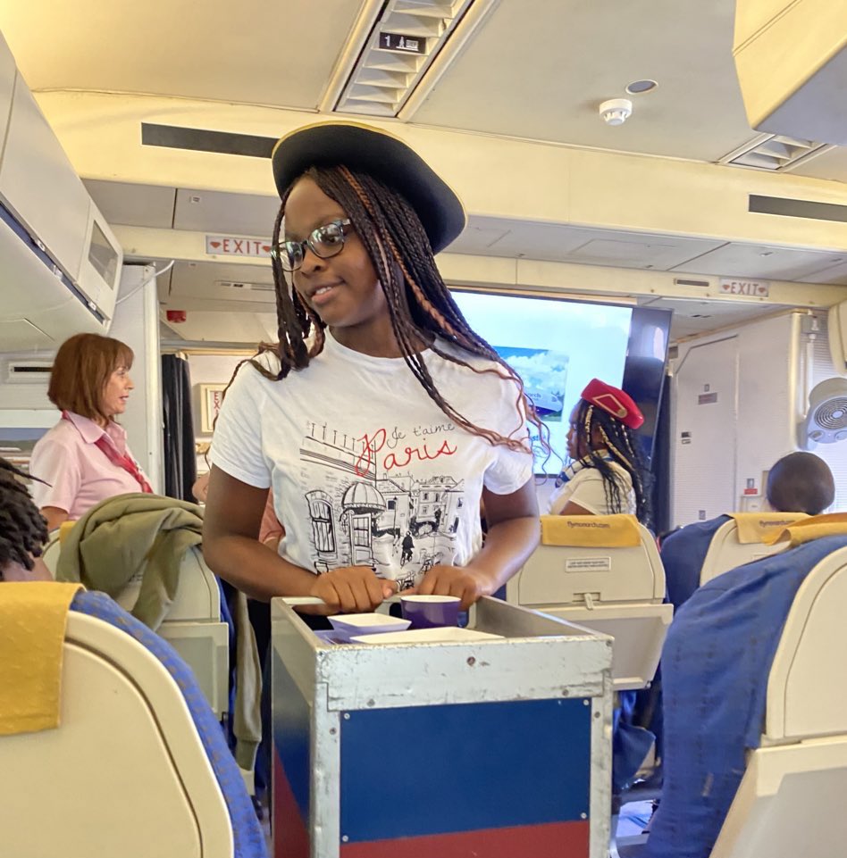 Such a spectacular start to our #Summer #HAF #AllAboard
: 
Great to take some of our young people on their first time on an ✈️ (no flying)😊💙💙✨Our Captains & Cabin crew nailed it. Lots of excitement & learning #2022OurYear @MCRActive @ManCityCouncil @educationgovuk
#Loadstodo