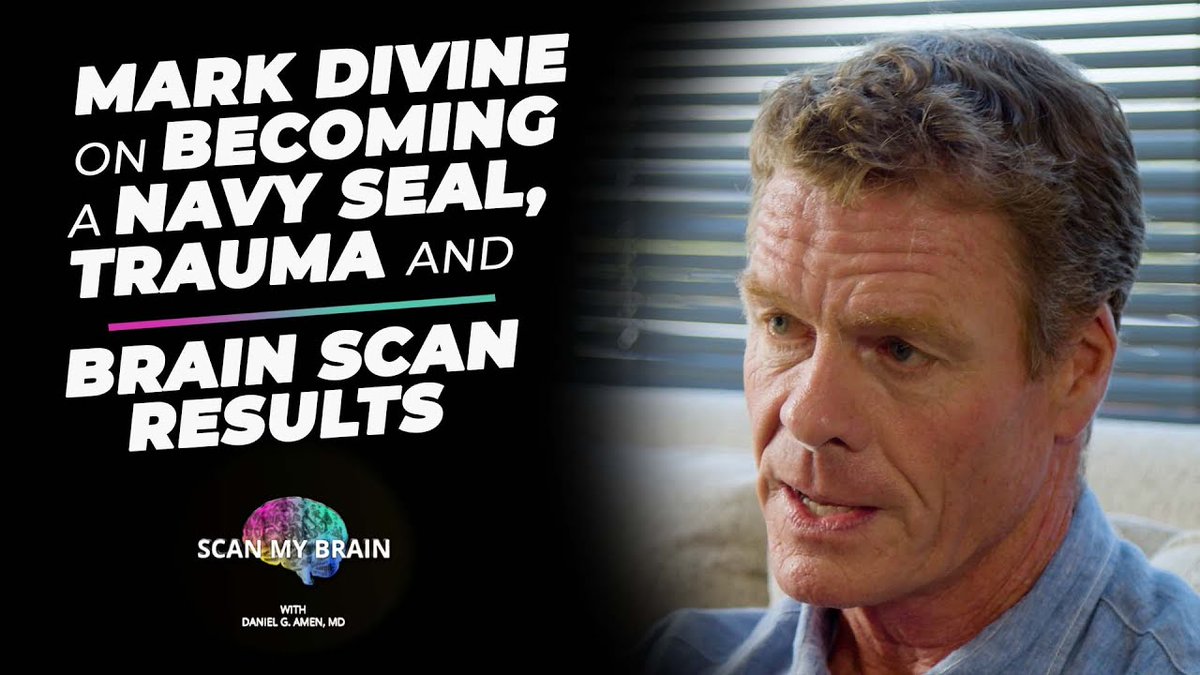 DocAmen's tweet photo. In the newest #ScanMyBrain influential, author, and former NAVY SEAL, @MarkDivine , visits @Amen_Clinics to get a brain scan and learn how to optimize his unique brain. Check it out on YouTube! https://t.co/S1wCfeDV8J https://t.co/ouvl5REZ2u