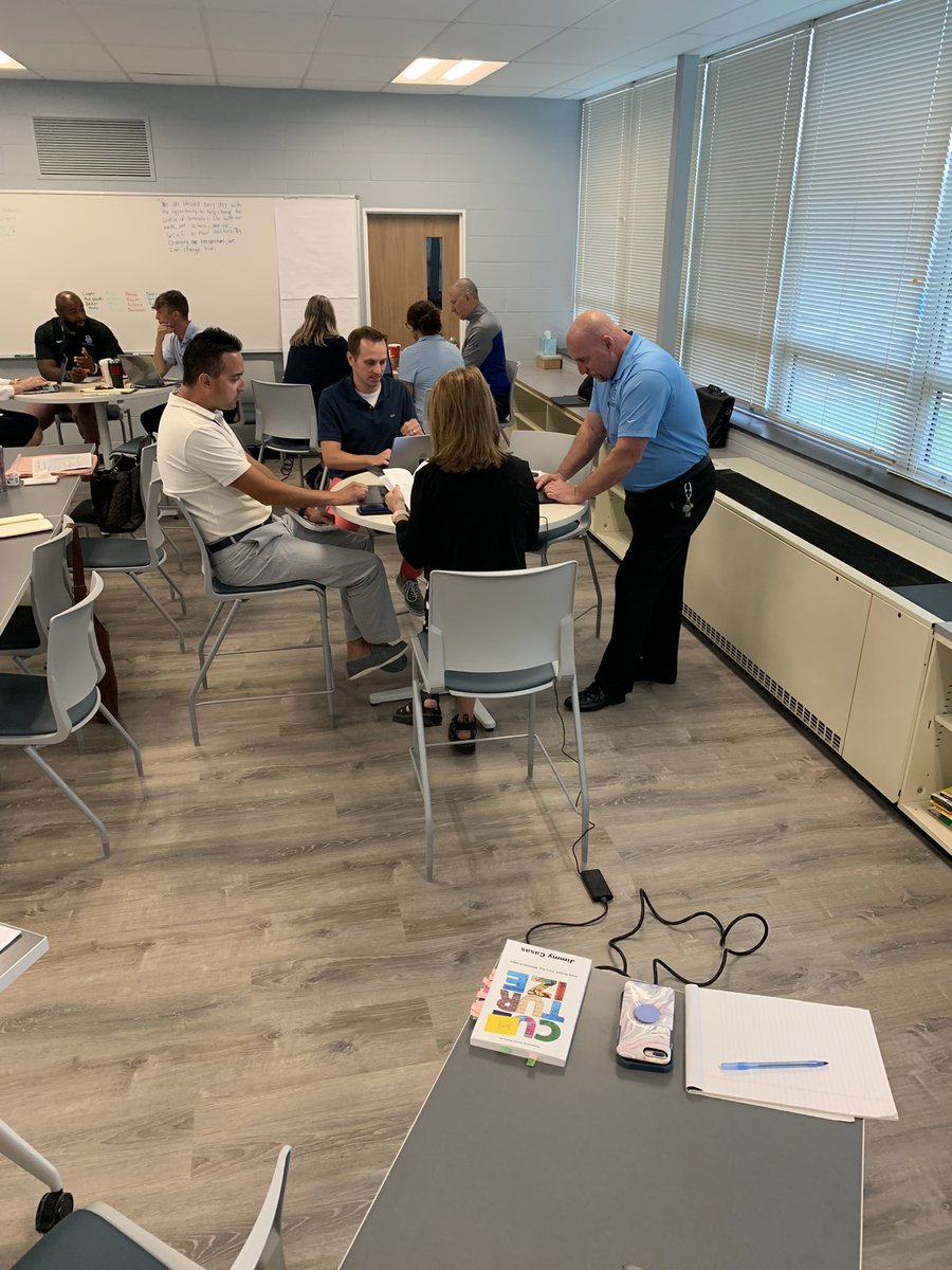 MrsOwensDB's tweet photo. Thank you, @casas_jimmy for inspiring rich discussion during our admin retreat this week. Our team of administrators is engaging the 4 principles of positive school culture for our Culturize Book Study this year. #DBBlazers https://t.co/Qz2f1Q4l7x