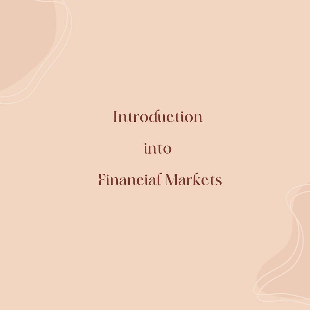INN0VANCE's tweet photo. Welcome to our new series called Introduction to Financial Markets!  💲🪙 https://t.co/SiY4ARA7MJ