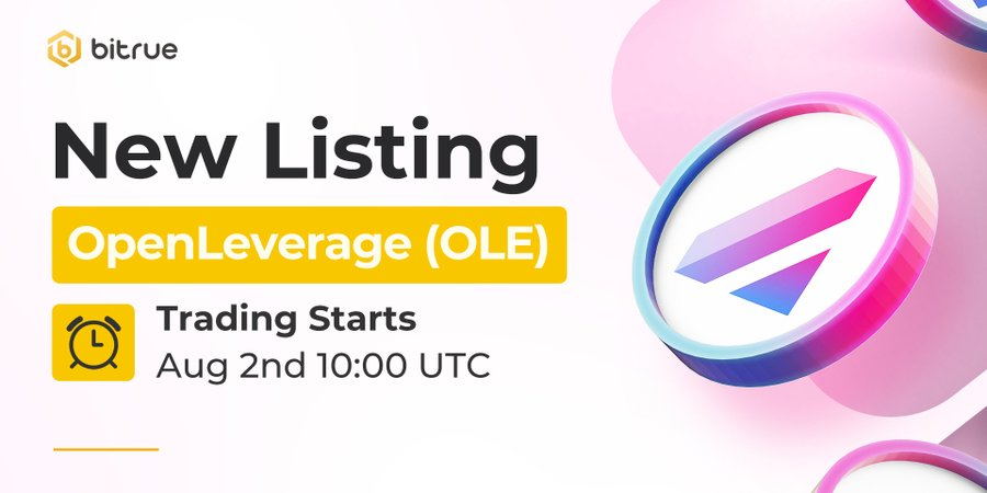 Coin : OLE
Info : <a href="/OpenLeverage/">OpenLeverage</a>
Exchange : Bitrue.com/act/kol/landin…
$OLE #cryptocurrency