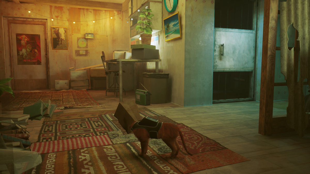 bobertdotcom's tweet photo. Who turned out the lights? #StrayGame #PS4share https://t.co/D4bPLgFtM1