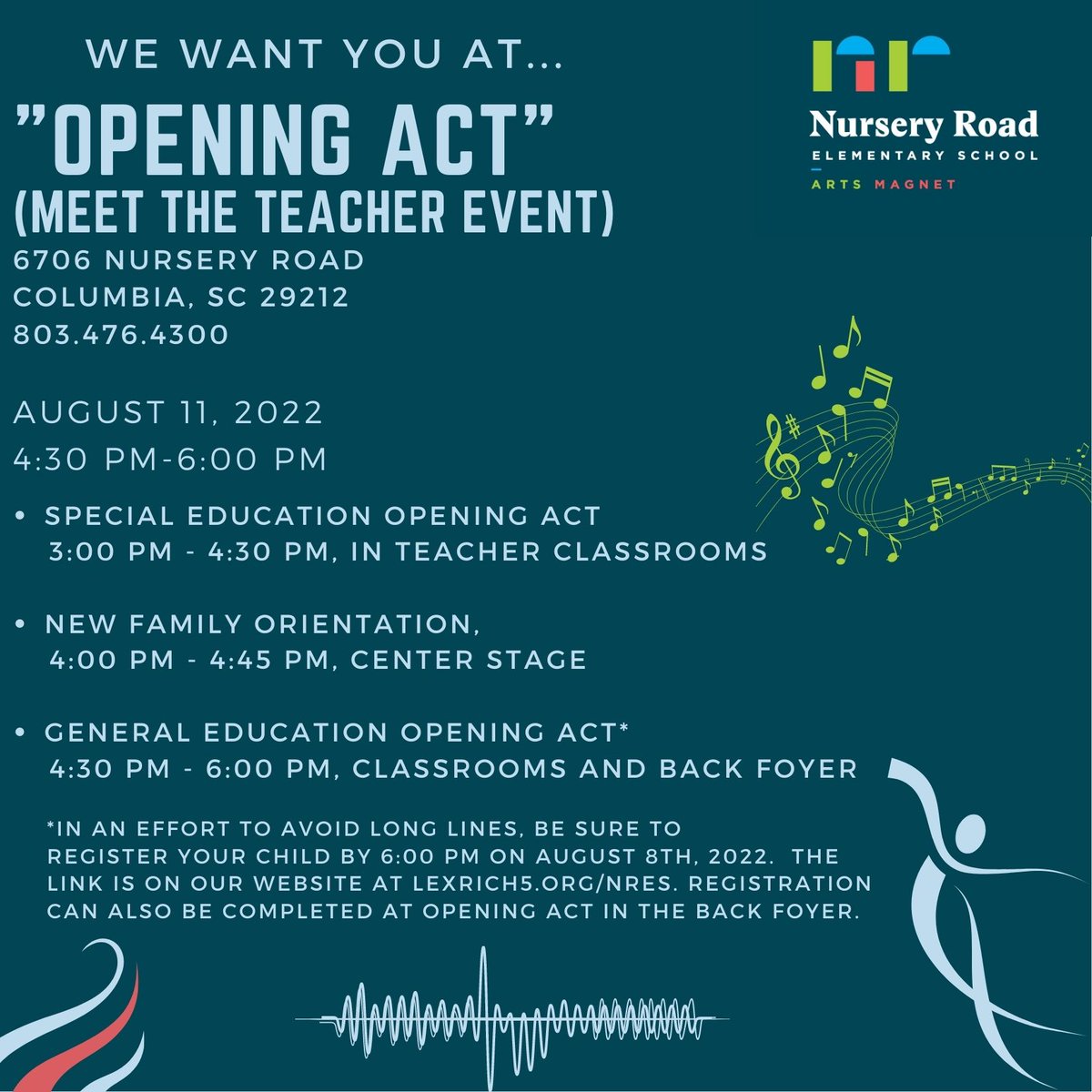 Opening Act Information!  August 11th, 2022!  Online Registration Link:  sites.google.com/lexric.../stud…