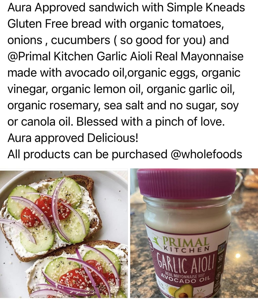 auradamato's tweet photo. MY NEW AURA APPROVED FEATURE where I highlight food and products for well being. Aura Approved Delicious https://t.co/RKday1XIVy