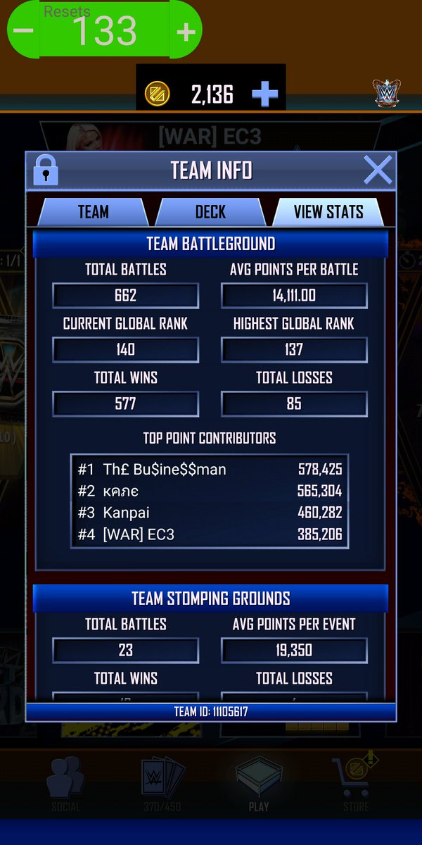 EC3onSC's tweet image. Looking for several new members. Preferred to be at least Ronin++. We don't do TSG. Message me in game if interested! 

#WWESupercard #WWESC #SuperCard