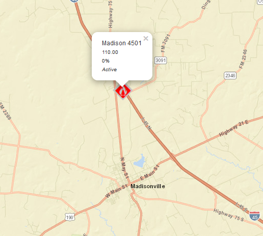 AllHazardsTFS's tweet photo. Alert: Texas A&amp;M Forest Service is responding to a request for assistance in Madison County on the #Madison4501Fire. The fire is an estimated 110 acres and 0% contained. #txfire https://t.co/pQbSa6yLw0
