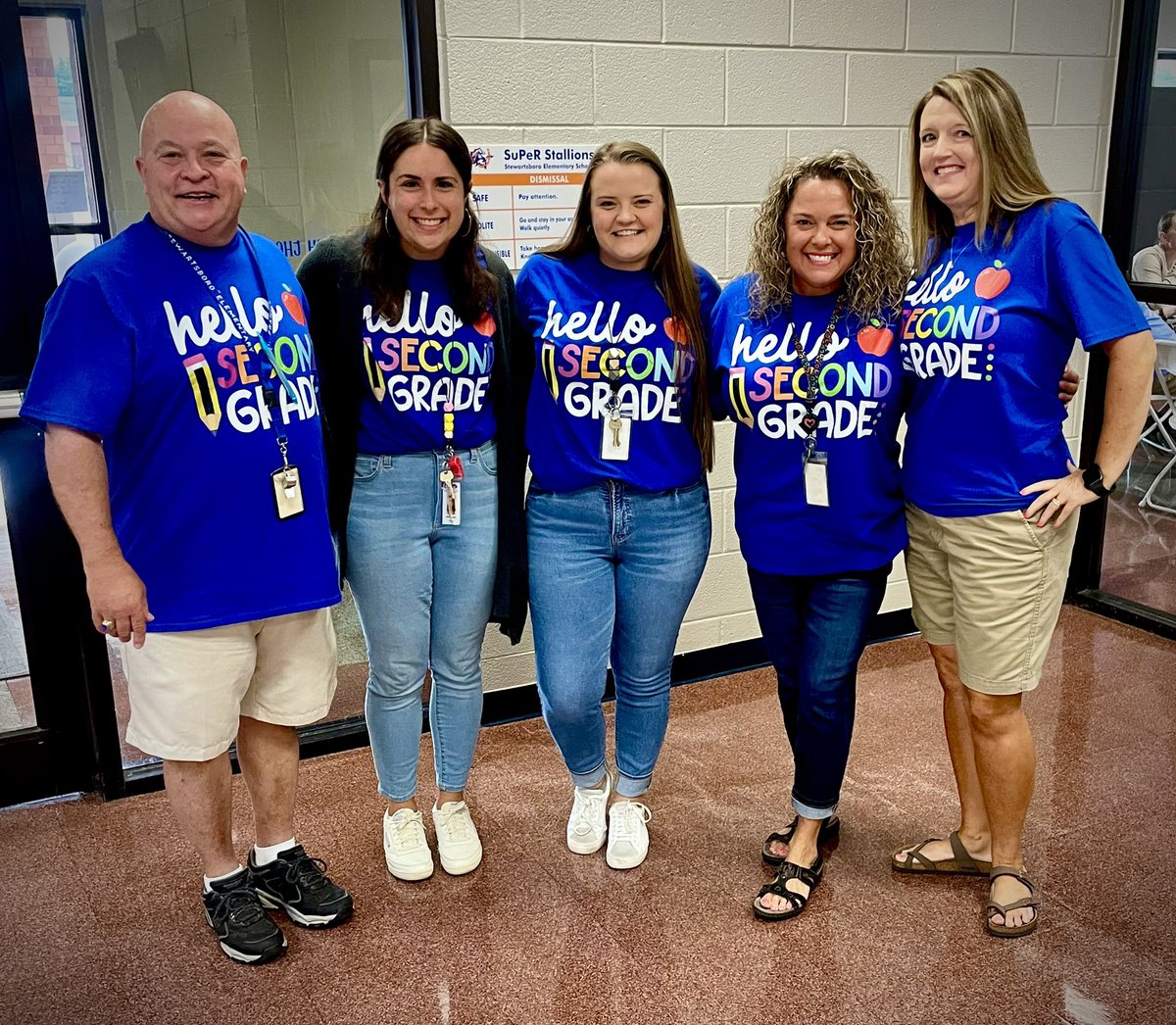 First day back!! 2nd grade team rocks!! <a href="/STE_Stallions/">Stewartsboro Elementary</a>