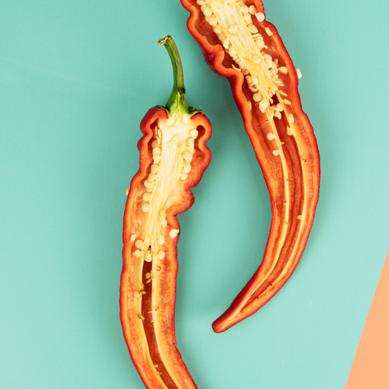 SpecialtyProd's tweet photo. Jimmy Nardello peppers are a favored variety for roasting. What's your favorite pepper? #specialtyproduce #jimmynardello #chiles #peppers