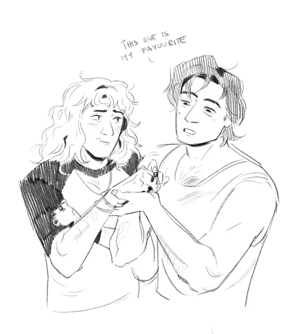 oomf has infected me with the bug of steve playing with eddie's rings #steddie 