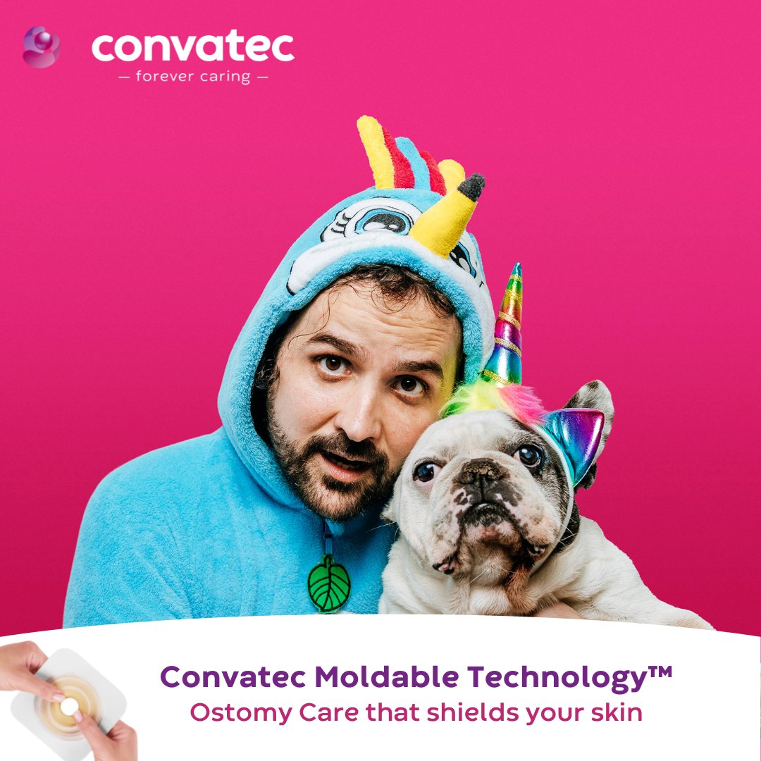 ConvatecOstomy's tweet photo. When you use ConvaTec Moldable Technology™ Skin Barriers, the only thing that gets cut out is the worry. The Patented Rebounding Memory Technology molds to your ostomy for a custom fit every time. See for yourself with a free sample: https://t.co/eIrxlJ8Epg #Convatec #Moldable https://t.co/biSJSlzXdP
