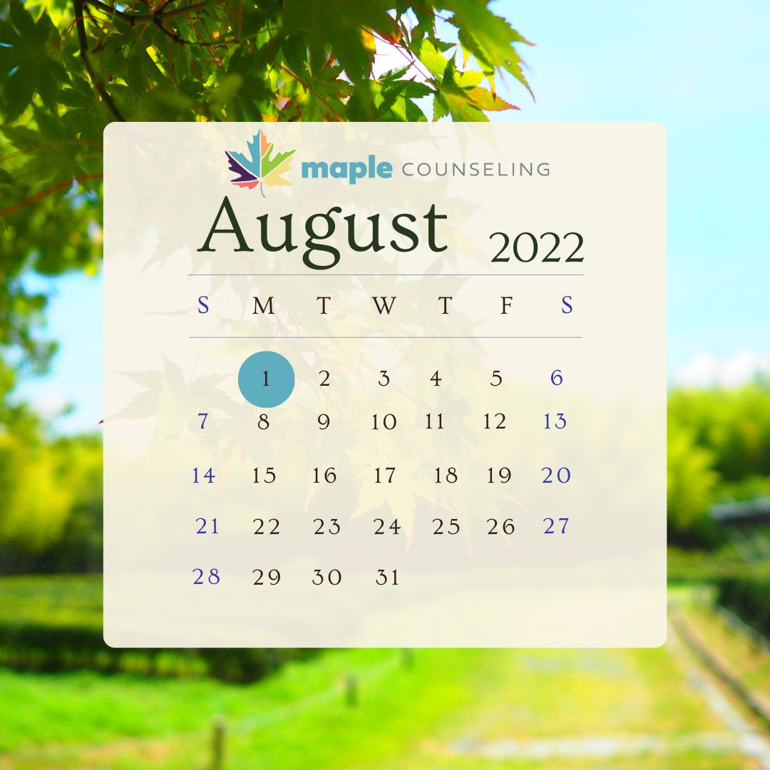 MapleCounseling's tweet photo. “The beginning is the most important part of the work.” – Plato
Happy first day of August!
#FirstDayofAugust #Therapy #Counseling #MentalHealth #Psychology https://t.co/S3ncYd3Dis