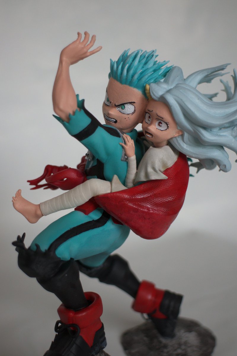 Finished a 3D print &amp; paint of My Hero Academia!

#MyHeroAcademia #BokuNoHeroAcademia  #MidoriyaIzuku #resin #3Dprinting