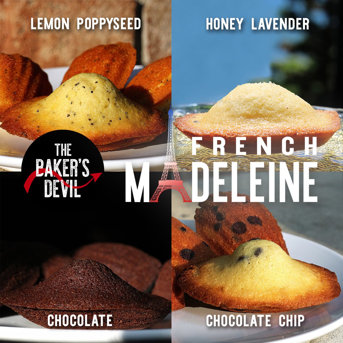 TheBakersDevil's tweet photo. Madeleine is deeply ingrained in the #FrenchCulture, in the same way, as the #baguette & #wine. Enjoy our #madeleines, made the traditional way, with a twist or two. #gtabakery #oakvilleontario #burlingtonontario #honeylavender #gtalocalbusiness #oakvillecookies https://t.co/vxa6t8BPEc