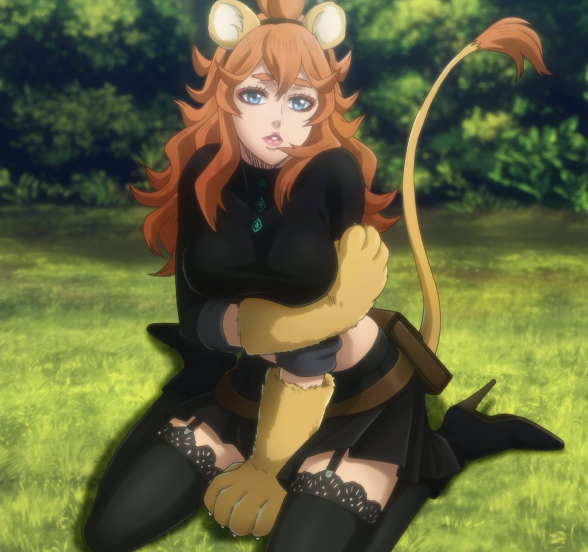Petit Clover Advance 10 - Flame Magic: Calidos... Crimson Lion Dress! Black  Clover - BD Extras