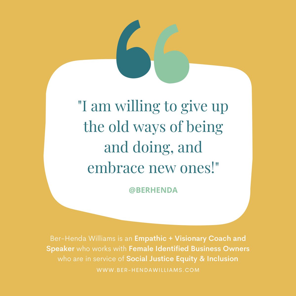 BerHenda's tweet photo. Power of the Month Affirmation: “I am willing to give up the old ways of being and doing, and embrace new ones!” https://t.co/3w78fYoa14