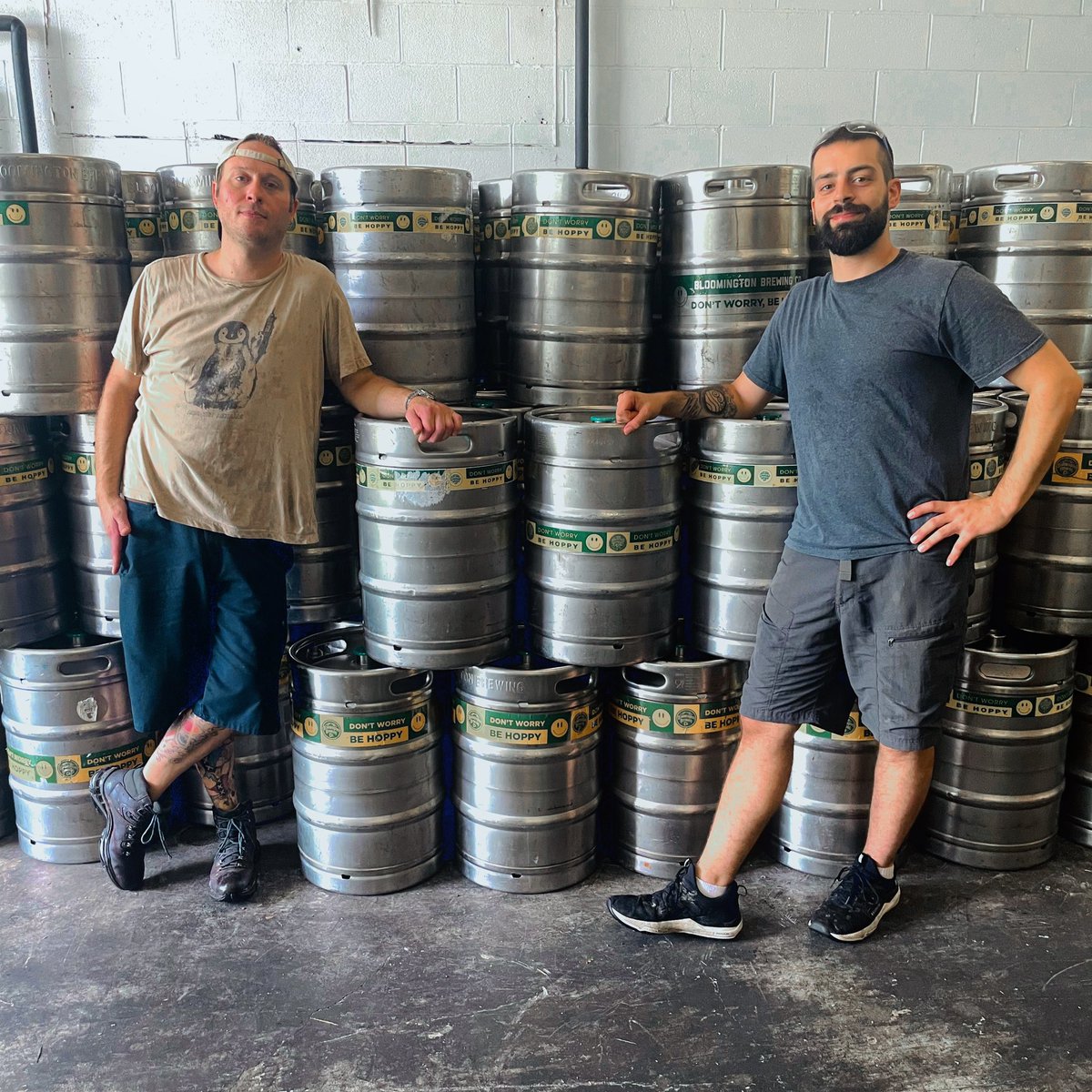 ‼️Brewer appreciation post ‼️ 
Since taking over as Head Brewer, Zech has done some phenomenal work, including creating BBC’s first ever lager, Empire Lager, with BBC’s first Oktoberfest on the way. Cellarman, Max, works hard as Zech’s right hand man 🍻 Cheers to you both