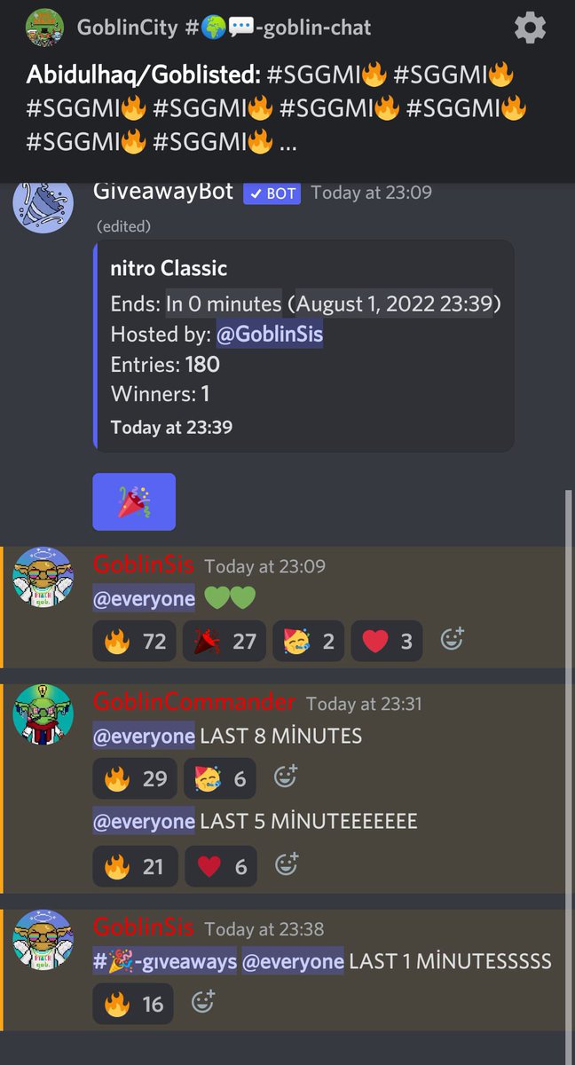 smolgoblins's tweet photo. 30 𝓶𝓲𝓷𝓾𝓽𝓮𝓼 𝓪𝓷𝓭 180 𝓹𝓪𝓻𝓽𝓲𝓬𝓲𝓹𝓪𝓽𝓲𝓸𝓷 𝔂𝓸𝓾 𝓰𝓾𝔂𝓼 𝓪𝓻𝓮 𝓻𝓮𝓪𝓵𝓵𝔂 𝓪𝔀𝓮𝓼𝓸𝓶𝓮 𝓖𝓸𝓫𝓵𝓲𝓷 𝓕𝓪𝓶𝓲𝓵𝔂 𝔀𝓮 𝓵𝓸𝓿𝓮 𝔂𝓸𝓾 𝓪𝓵𝓵 𝓪𝓷𝓭 𝓼𝓮𝓮 𝔂𝓸𝓾 𝓪𝓵𝓵👀 𝓜𝓸𝓻𝓮 𝓰𝓻𝓮𝓪𝓽 𝓷𝓮𝔀𝓼 𝓬𝓸𝓶𝓲𝓷𝓰 𝓼𝓸𝓸𝓷💎 #SGGMI https://t.co/X0xRzr8I7M