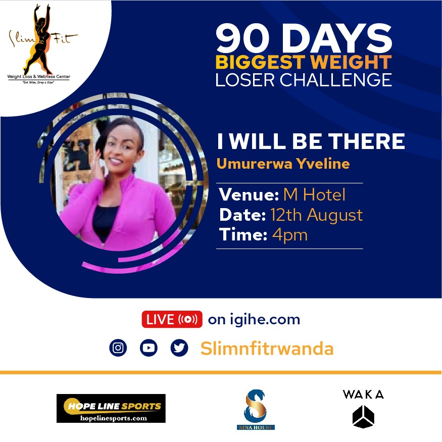 Slimnfitrwanda's tweet photo. As always we have to celebrate individuals committed their time and energy for a lifestyle behavior change in their daily lives . With #SlimnFit program featured at @RwandaTV , we now present to you our attendees at End Season 3 celebration .
💃🏃♀️ BOOK YOUR TICKET NOW !!! https://t.co/mbTwlOdgpz