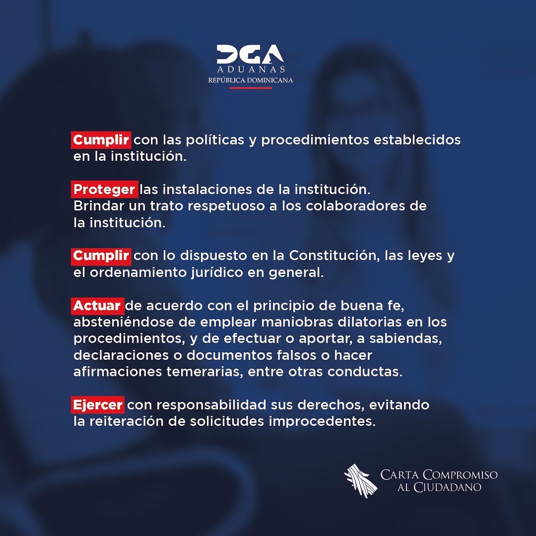 Dirección General de Aduanas tweet media