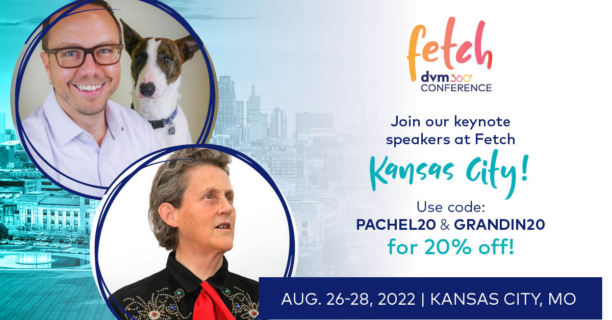 fetchdvm360's tweet image. We’re honored to have Temple Grandin PhD, MS &amp;amp; Chris Pachel DVM, DACVB, CABC as keynote speakers for Fetch KC! 
They have several presentations that will expand your knowledge on animal behavior, good stockmanship habits and so much more!
Register now: ow.ly/Cxua50K90yU
