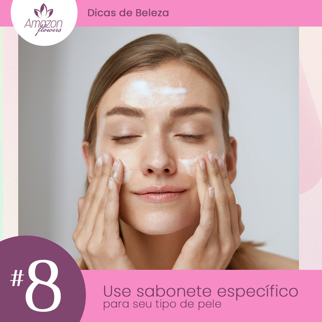 amazonflowersbr's tweet photo. Also on the subject of skin care, another powerful tip is to know that there are specific soaps for your skin type: dry, oily, or mixed. 
.
#Women #Mulher  #SaúdeFeminina  #WomenPower #BeautyTips #DicasDeBeleza  #Skin #Makeup  #AmazonFlowers https://t.co/hFNj4diopk