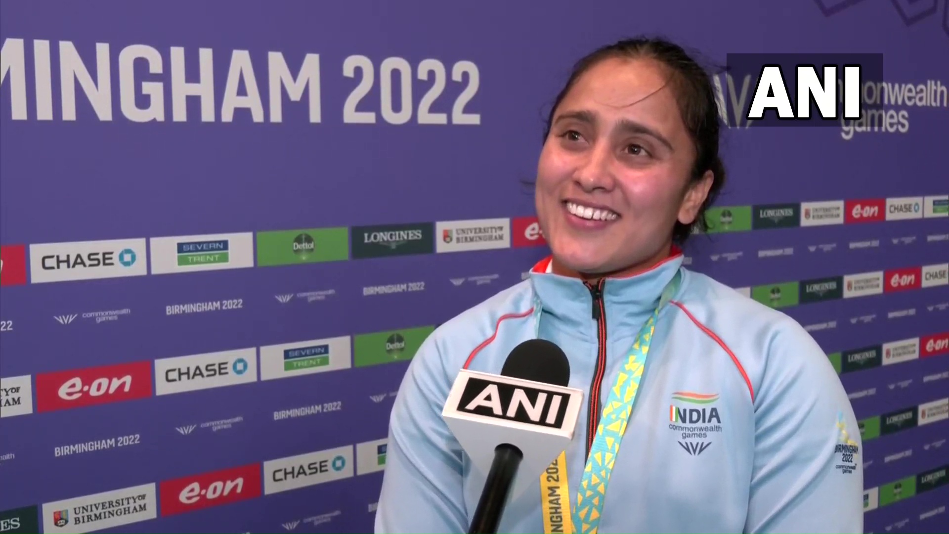 ANI on Twitter: "#CommonwealthGames | I was confident that I will get a  medal. Though I am not happy with my performance but I am happy that I won  a medal. Next,