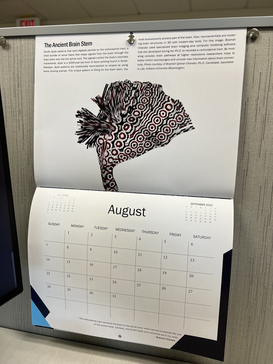 Kevin Sitek (@krsitek) on Twitter photo Loved flipping the page on my BRAIN Initiative calendar and seeing <a href="/BramshQ/">Bramsh Chandio</a>โs beautiful #sciart! Makes it a little less painful that itโs already August ๐ฅฒ Loved flipping the page on my BRAIN Initiative calendar and seeing <a href="/BramshQ/">Bramsh Chandio</a>โs beautiful #sciart! Makes it a little less painful that itโs already August ๐ฅฒ