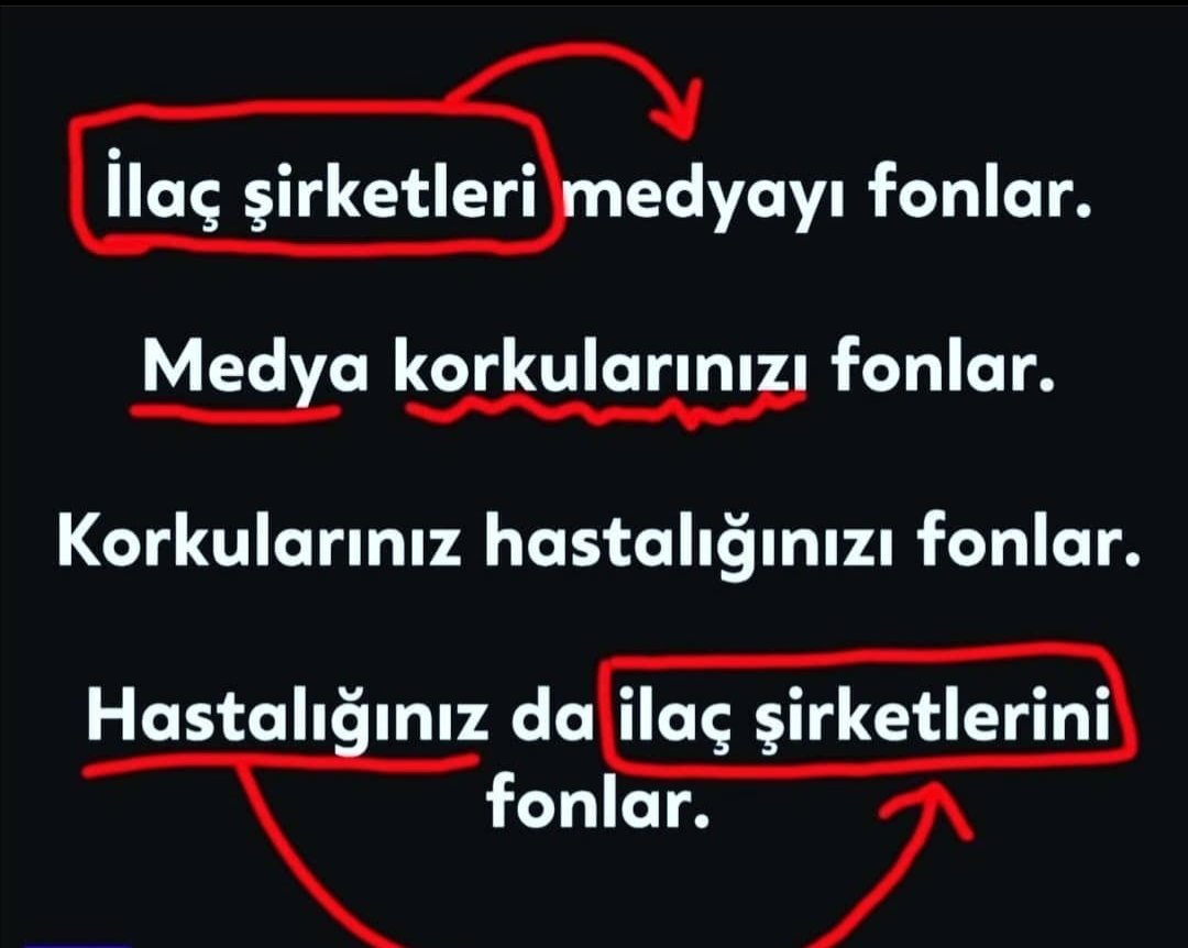 Tartışmasız gercekler #AşısızımVeÖlmedim
