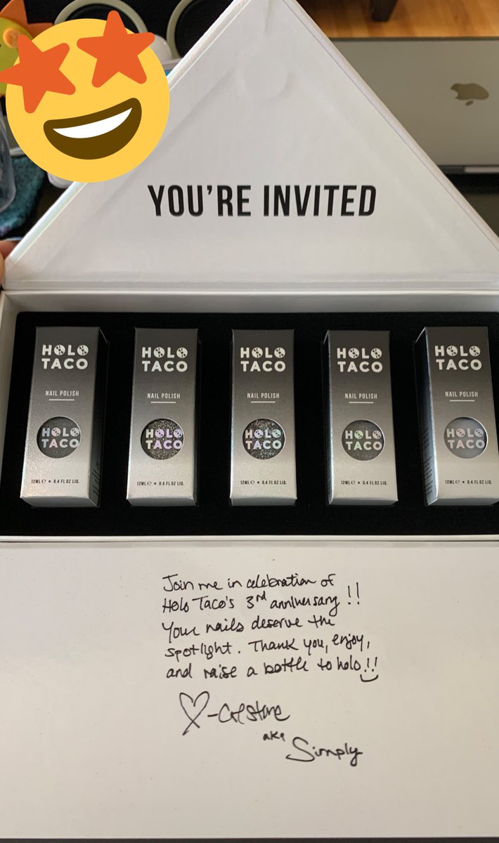 solunula's tweet photo. Finally got my #nailmail from @holotaco! I can't wait to dive into this collection and the other extra goodies! ๐คฉ๐ค๐ค๐ https://t.co/HLpxG7oIIv