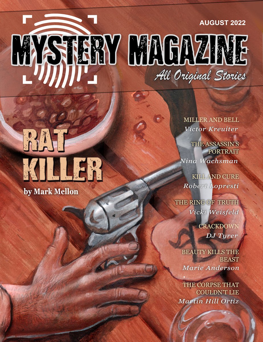 MysteryWeekly's tweet image. On the Hunt!
Mystery Magazine August 2022 available now: amzn.to/3bkMxS7 #kindle #newsstand 30 day free: amzn.to/3rnFs8W
#booktwitter #MYSTERY #readersoftwitter #ReadersFavorite #kindledeals #mustread #CrimeFiction #readingforpleasure #westerns #NOIR #magazines