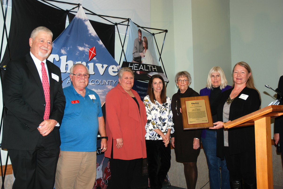 One week left to nominate a community member for Thrive's Awards for Excellence! Help us shine a light on the good work happening in Allen County.
⭐️ Nominate here: bit.ly/3Q2uuj4
📷 CASA of the 31st Judicial District receiving the 2018 Donna Talkington Award
