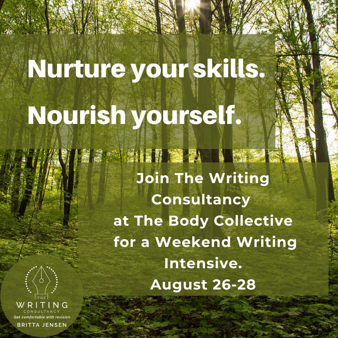 Join us for a truly uplifting and rejuvenating Weekend Writing Intensive at the @austinbodycollective on August 26-28th. Learn more and sign up: buff.ly/3Qj6Z5I