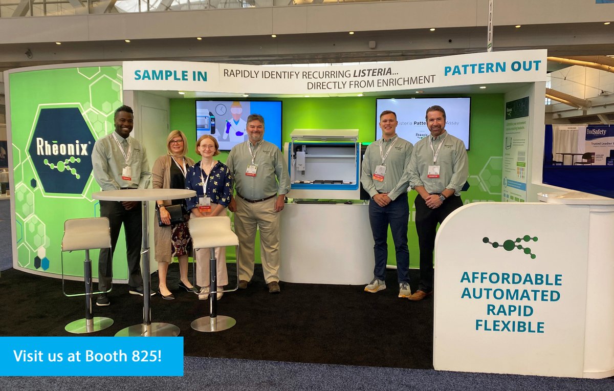 Stop by booth #825 at IAFP to meet our team and learn how to rapidly identify recurring Listeria in your facility! #IAFP2022  #foodsafety