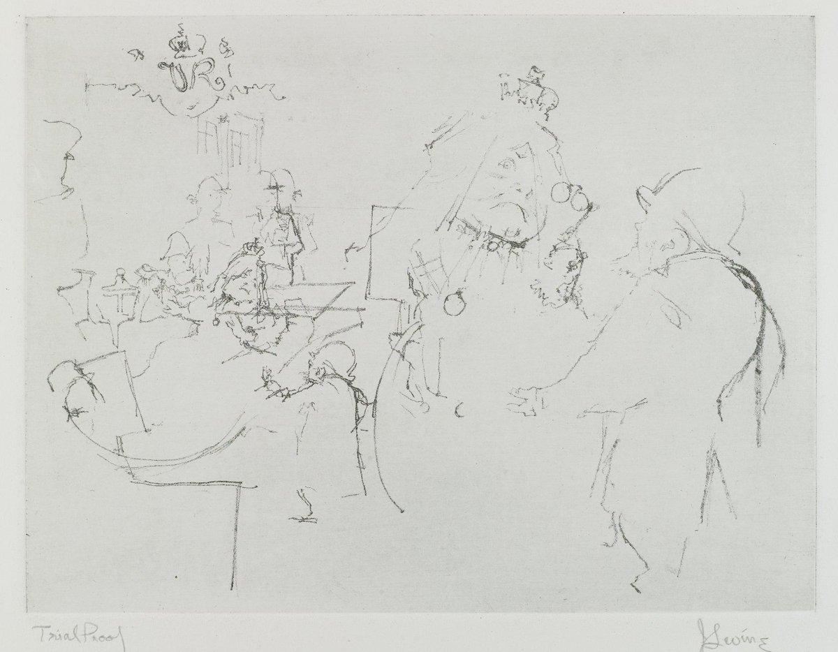 bm_contemporary's tweet photo. Jack Levine, Victoria's Jubilee, 1963 #jacklevine #brooklynmuseum https://t.co/jpA61GJppq https://t.co/cP5FA8LUKx