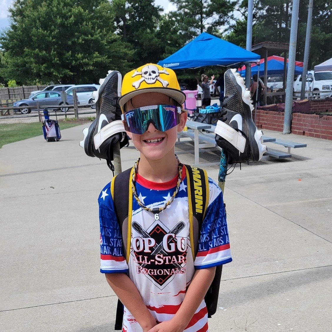 TR7Baseball's tweet photo. Dirtbags Cale Williams and Parker Fought representing on Team Alonso and Team Harper at the Top Gun 9U East Region All-Stars! Great job this weekend boys!
@dirtbags_youth #dirtbagsTR7 #TopGunBaseball https://t.co/0e0kGA16x1