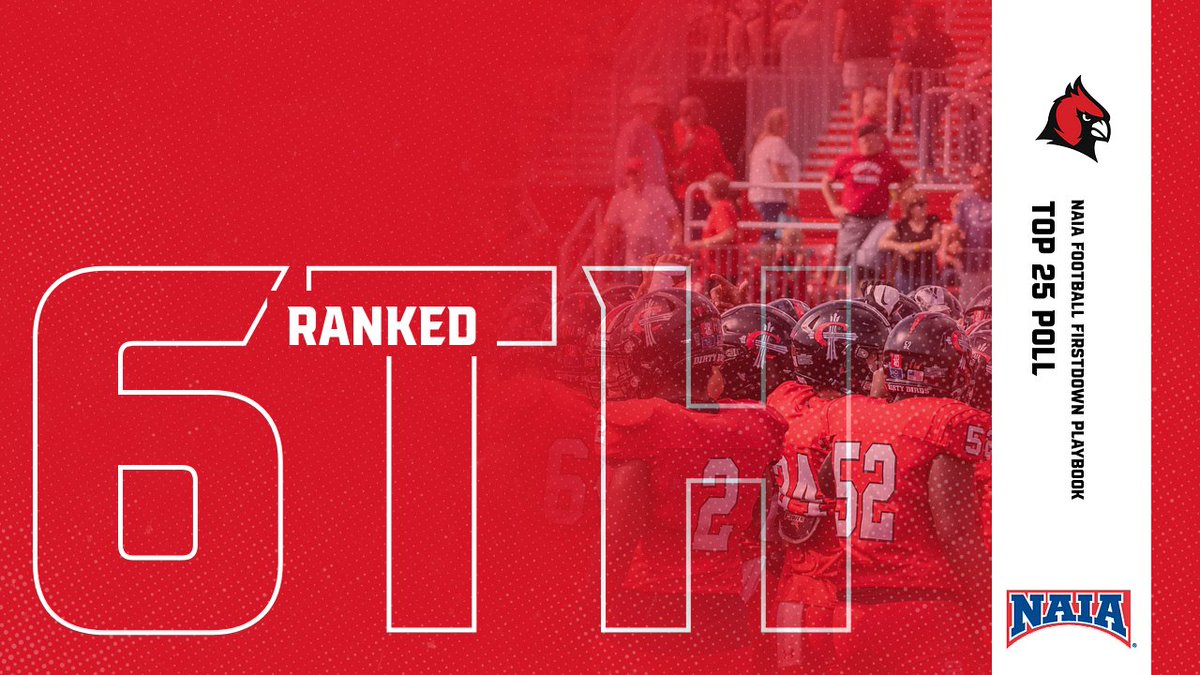 CUAACardinals's tweet image. 🏈RANKING🏈

@CUAA_Football ranked 6th in @NAIA preseason poll

📰: bit.ly/3bkZIT1