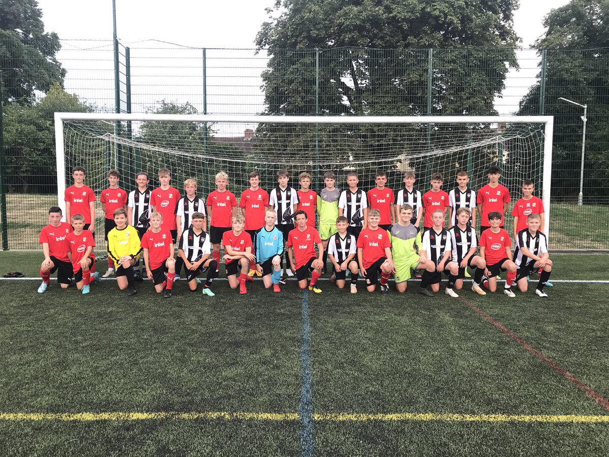 STFCfoundation's tweet image. This afternoon we welcomed back our U14 &amp;amp; U16 Boys Elite Teams for their first pre-season fixture!🔴⚪️

Both games were closely fought and were a productive exercise💪 

Thank you to @RiscaUtd for making the journey - We wish you all the best for the upcoming season 🤝