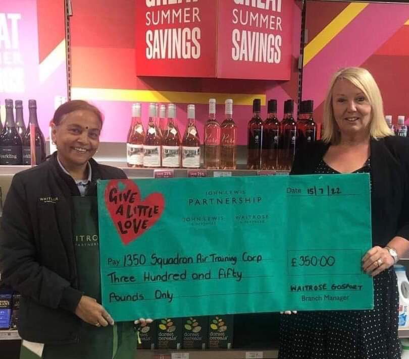 Fareham Air Cadets (@farehamatc) on Twitter photo Thank you to <a href="/waitrose/">Waitrose & Partners</a> Gosport for your generous 'Give a Little Love' donation!
We will put this towards all of our summer activities that RAF Air Cadets from the unit take part in!
#whatwedo #noordinaryhobby #donation #waitrose Thank you to <a href="/waitrose/">Waitrose & Partners</a> Gosport for your generous 'Give a Little Love' donation!
We will put this towards all of our summer activities that RAF Air Cadets from the unit take part in!
#whatwedo #noordinaryhobby #donation #waitrose
