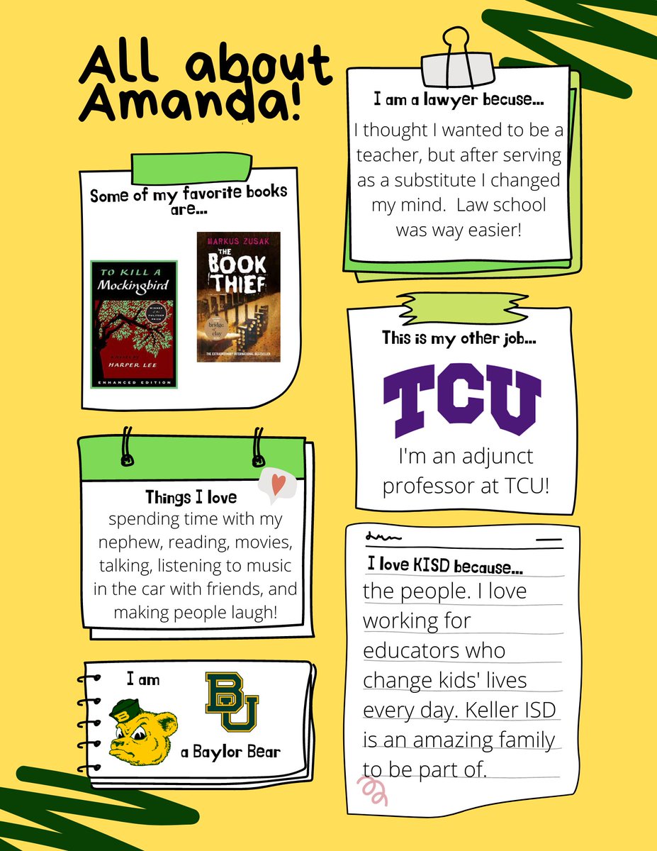 .<a href="/ambigbee/">Amanda Bigbee</a> and Catherine make up the legal department for @kellerisd! We love working for this amazing district and all of the people who make it so special. We can't wait to get to know all the new faces this year!
