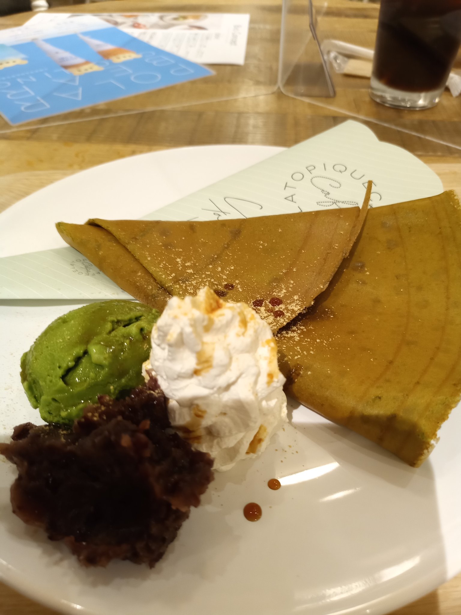 تويتر ケンタママ على تويتر 7月30日 土 二子玉川高島屋のジェラートピケカフェで 黒蜜きなこの抹茶クレープ をいただきました 和テイストのクレープで 心癒されました ジェラートピケカフェ 黒蜜きなこの抹茶クレープ 二子玉川高島屋 T Co Xxrtwmdwiz