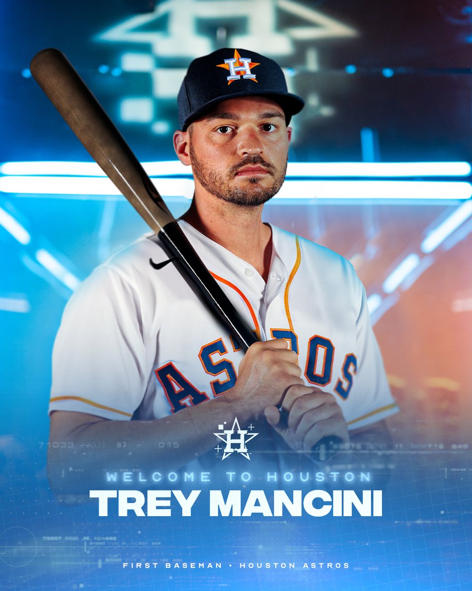 Welcome to Houston, @TreyMancini! 🤘