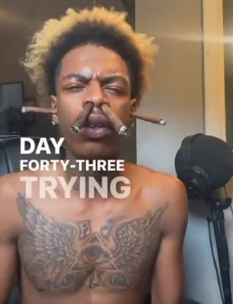 Lipstick Alley on Twitter: "See how a Fan smoked five blunts at once to
