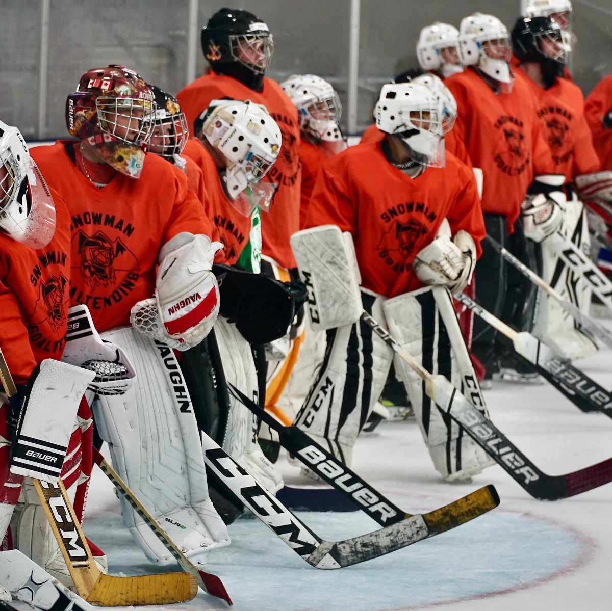Snowman Goaltending tweet media