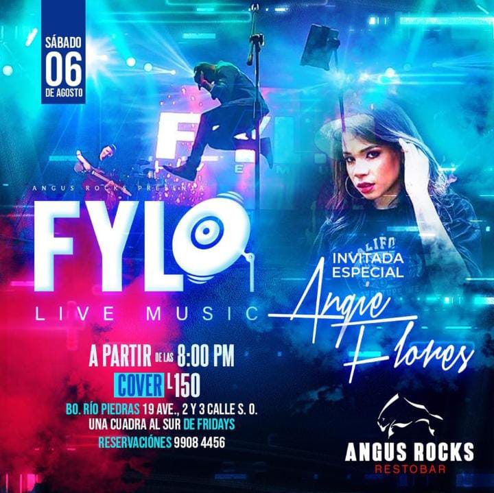fylobass's tweet photo. FYLO IS BACK!!!! Este sábado 6/agosto 9pm!!! Invitada especial Angie Flores, Cover L.150; Rock On!!!🤟🏼 https://t.co/2L8u1QjMu2