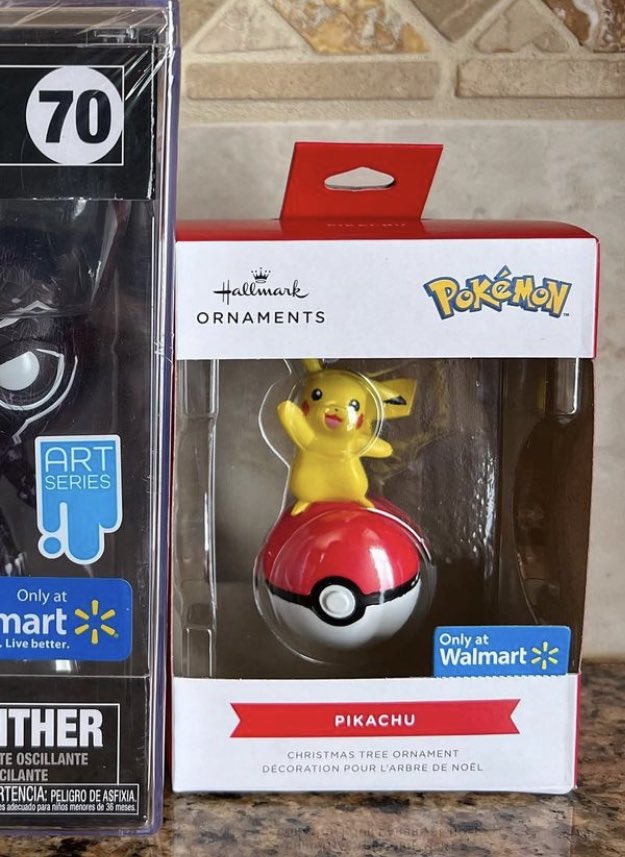 Hallmark Pokémon Pikachu on Poké Ball Christmas Ornament