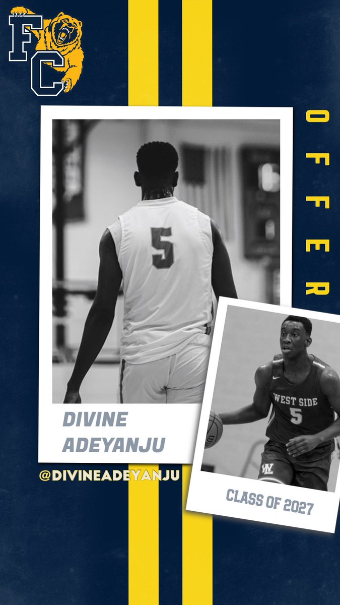 DivineAdeyanju's tweet photo. Blessed to receive an offer to play at Franklin College! 
Much thanks to @Hambino___ and @FCGrizHoops staff! https://t.co/F1KjWXQB28
