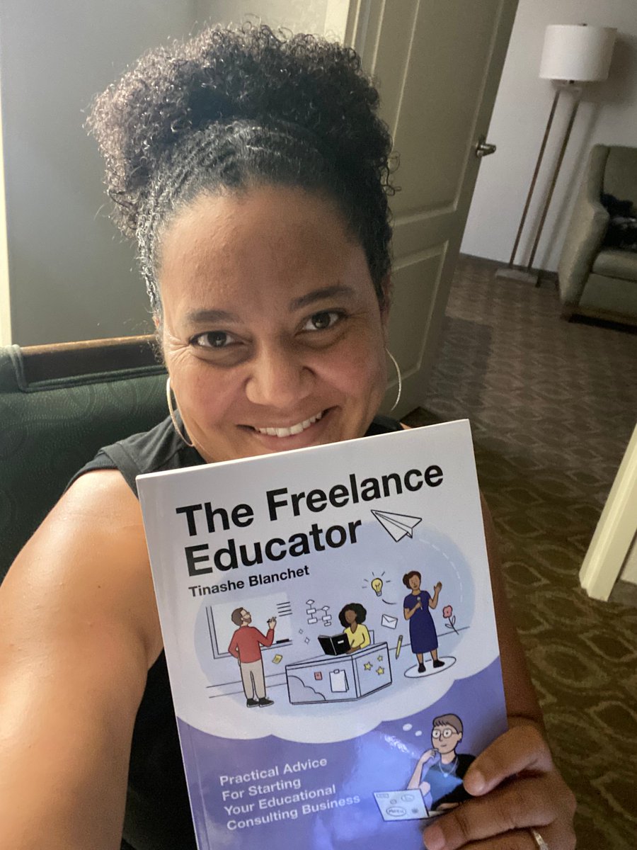 Leticia Citizen (@citicoach) on Twitter photo 📣My sis, <a href="/msblanchetnet/">Tinashe Blanchet</a>, put her🦶🏽 in her debut 📕, "The Freelance Educator".
🌟TONS of practical info
💥Vital 4 the novice & expert
🎯Do Nows, Exit 🎟s, & Extra Credit
#FreelanceEdu22 #OVAFam
👉🏽Grab urs 2DAY
🔗msblanchet.net
💻👀 her webinar
🔗edalex.net/business 📣My sis, <a href="/msblanchetnet/">Tinashe Blanchet</a>, put her🦶🏽 in her debut 📕, "The Freelance Educator".
🌟TONS of practical info
💥Vital 4 the novice & expert
🎯Do Nows, Exit 🎟s, & Extra Credit
#FreelanceEdu22 #OVAFam
👉🏽Grab urs 2DAY
🔗msblanchet.net
💻👀 her webinar
🔗edalex.net/business