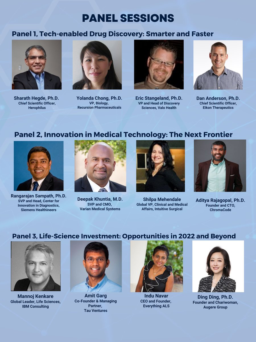 EPPICon 2022 is set for 9/17/2022 at the Santa Clara Convention Center! 
Our panel sessions are finalized! We are thrilled to bring together some voices in pharmaceutical R&amp;D, MedTech innovation, and healthcare investment while offering opportunities for networking &amp; mentorship.