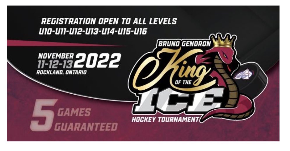 We have room@for@you at our King of the Ice Tournament in November,  Nov11-13 <a href="/CIHAcademy/">CIH Academy</a>  in Rockland 

easternontariocobras.goalline.ca/page.php?page_…