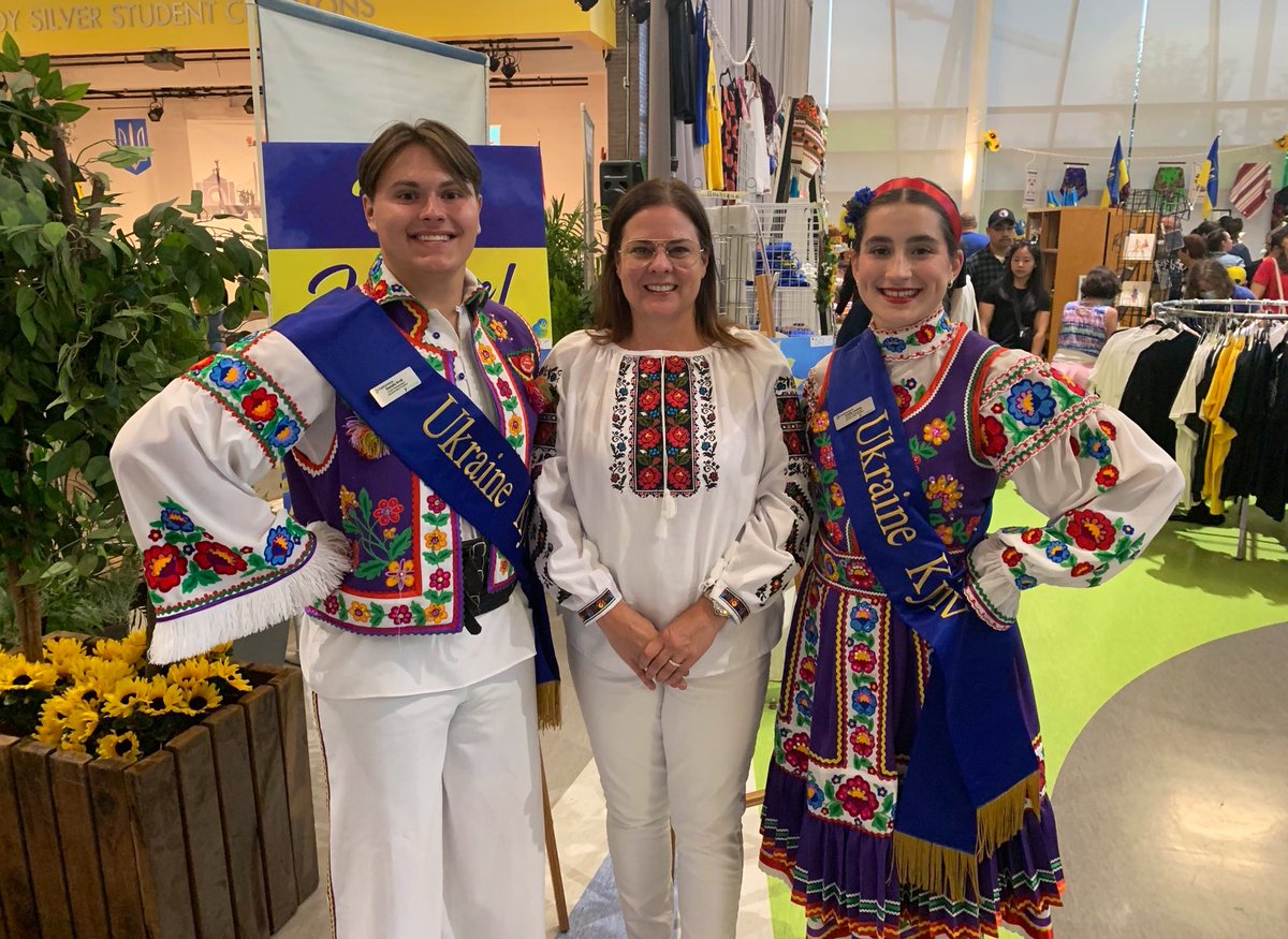 HStefansonMB's tweet photo. Manitoba’s support for Ukraine is unwavering. Pleased it kicked off @Folklorama at the Ukraine-Kyiv pavilion. Great food, great entertainment, great company! https://t.co/1ZubEclAfw